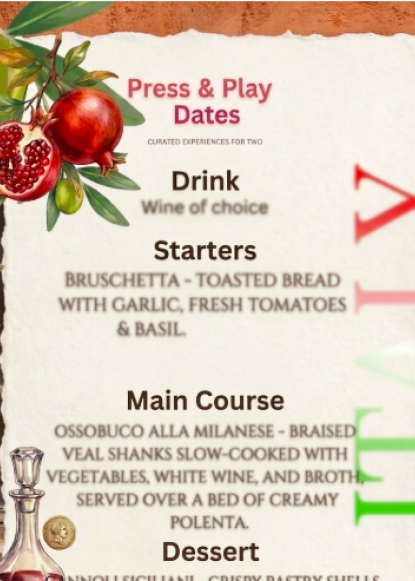  Boarding Pass Menu Cards